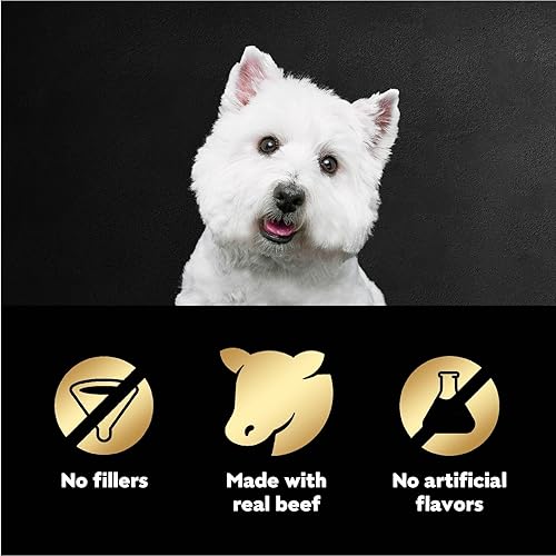 Miniatura 6 de Cesar Filetes en salsa de comida húmeda para perros, filete de sabor Mignon, 1.76 onzas, mini-bolsa, paquete de 20