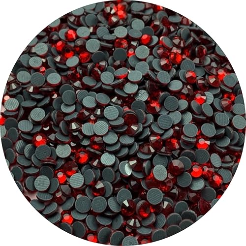 Hotfix - 5000 diamantes de imitación termoadhesivos SS10 de 0.110 in con parte trasera plana, diamantes de imitación redondos de cristal para disponible en Yaxa El Salvador