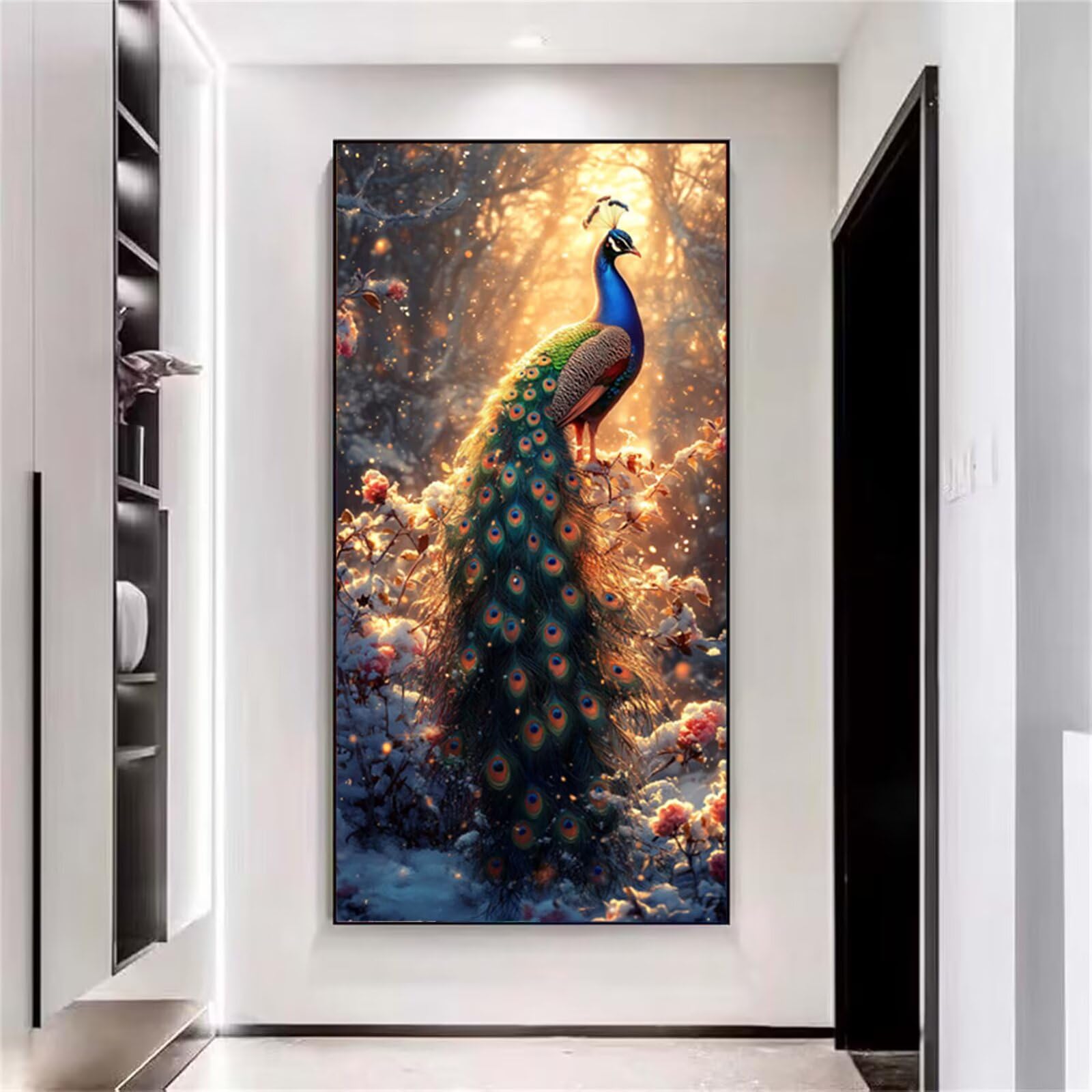 Diamentowe malowanie duże 50x100 cm diamentowe malowanie feniks 5D diamentowe malowanie świąteczne diamenty sztuka rzemiosło dorośli początkujący haft krzyżykowy zestawy do dekoracji domu Y6-984