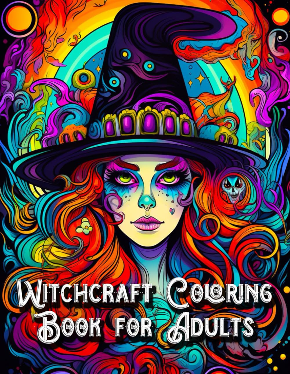 Amazon.com: Witchcraft Coloring Book for Adults: 60 Enchanted Witch ...