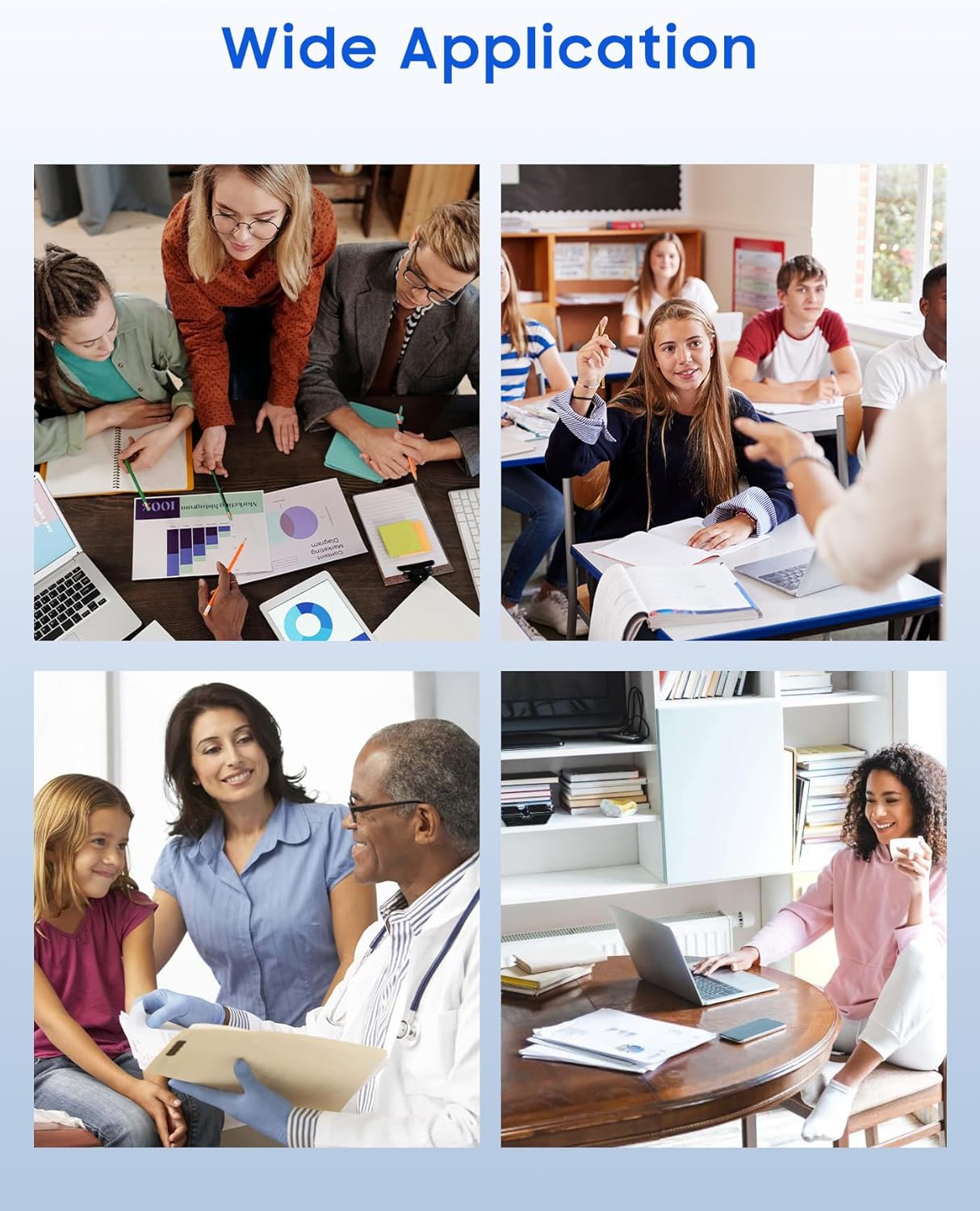 207A Toner Cartridges Set W2210A W2211A W2212A W2213A Replacement for HP 207A Toner for Color Laser Pro MFP M255dw M255nw M282nw M283cdw M283fdw M283fdn Printer Ink 4-Color (Black Cyan Magenta Yellow)