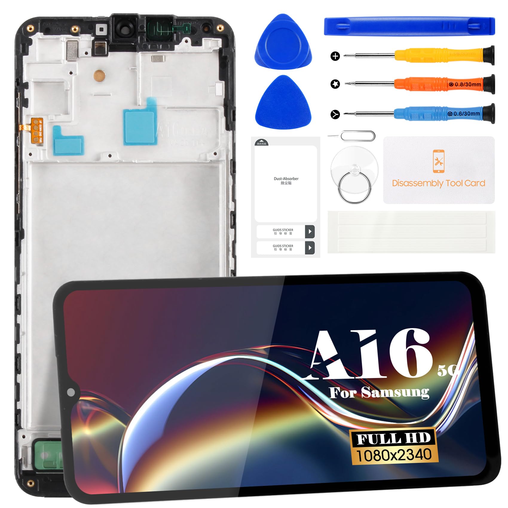 Amazon.com: for Samsung Galaxy A16 5G LCD Screen Replacement for
