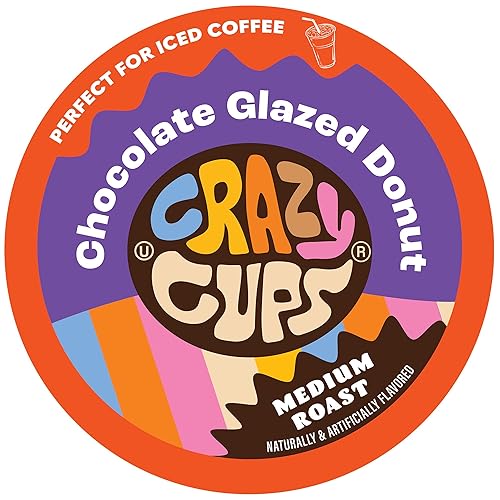 Miniatura 13 de Crazy Cups Cápsulas de café saborizadas, café de especias de vainilla y calabaza, café de una sola porción para máquinas Keurig K Cup, café caliente