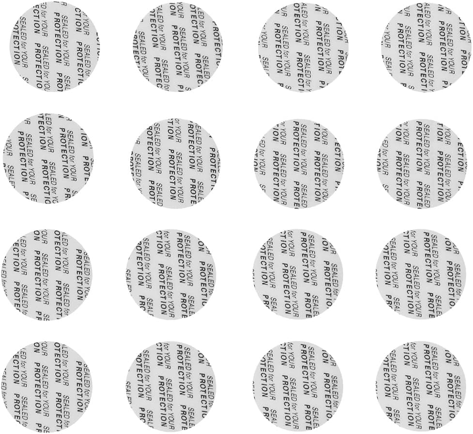 100Pcs 3.5cm Foam Lid Liners Pressure Sensitive Gasket Seals Bottle Jar Lid Cap Liner Foam Safety Tamper Resistant Seals Sealing for Your Protection