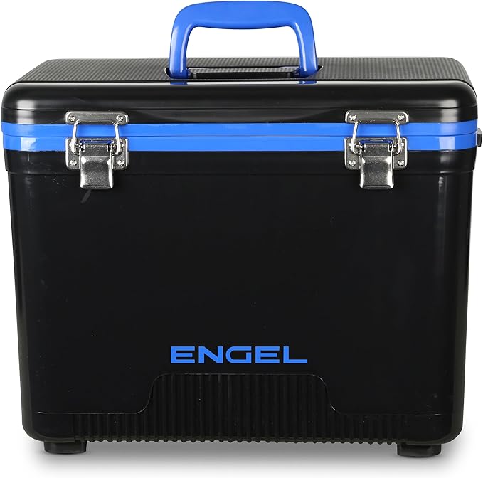Engel 19qt drybox cooler with tray and shoulder strap