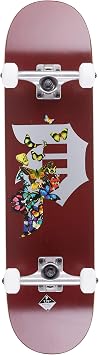Primitive Dirty P Colony Pre-Built Skateboard Complete - Burgundy - 7.75"