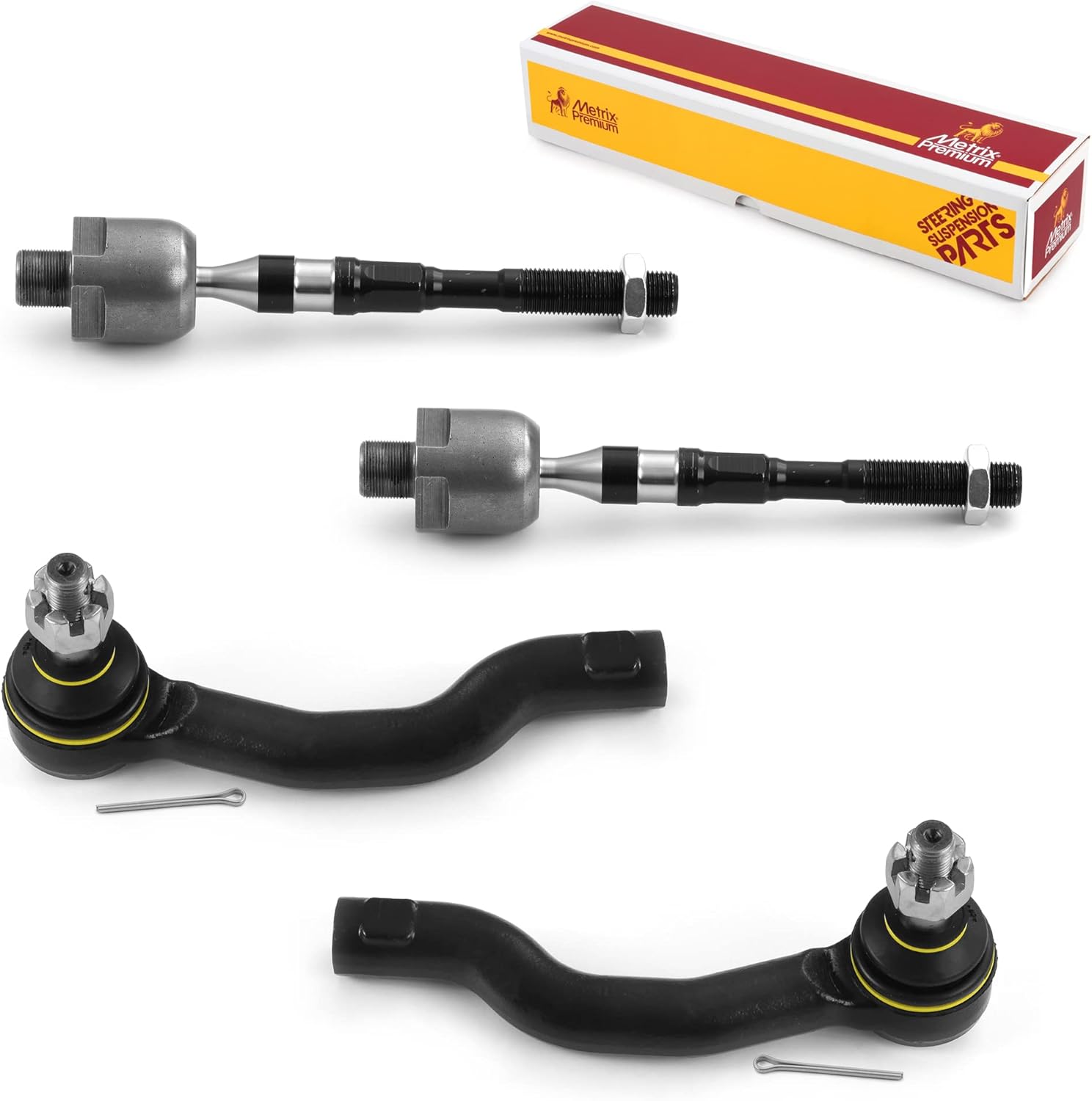 Metrix Premium 4 PCS Inner and Outer Tie Rod End Kit