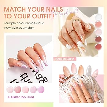 Amazon.com: ROSALIND 24pcs Jelly Gel Polish Set, 20 Colors Neutral