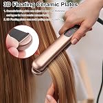 JAETON Small Flat Iron 0.7 Inch Mini Hair Straightener for Short Hair,Travel Flat Iron with Fast Heat Up,Dual Voltage Small Straightener for Bangs,Pixie Cut,Beard | 30S Heat-up,Dual Voltage,for Short Hair,Bangs, pixie cut,beard