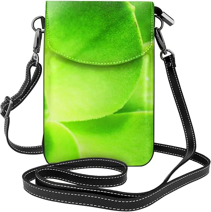 Amazon 緑の植物 スマホポーチ ショルダーバッグ レディース メンズ Puレザー スマホケース 斜めがけ ポシェット 携帯ポーチ ミニバッグ スマホバッグ 小物入れ 多機能 長さ調節可能 軽量 便利 肩掛け おしゃれ スマホポシェット 散歩バッグ 縦型 斜めかけバッグ