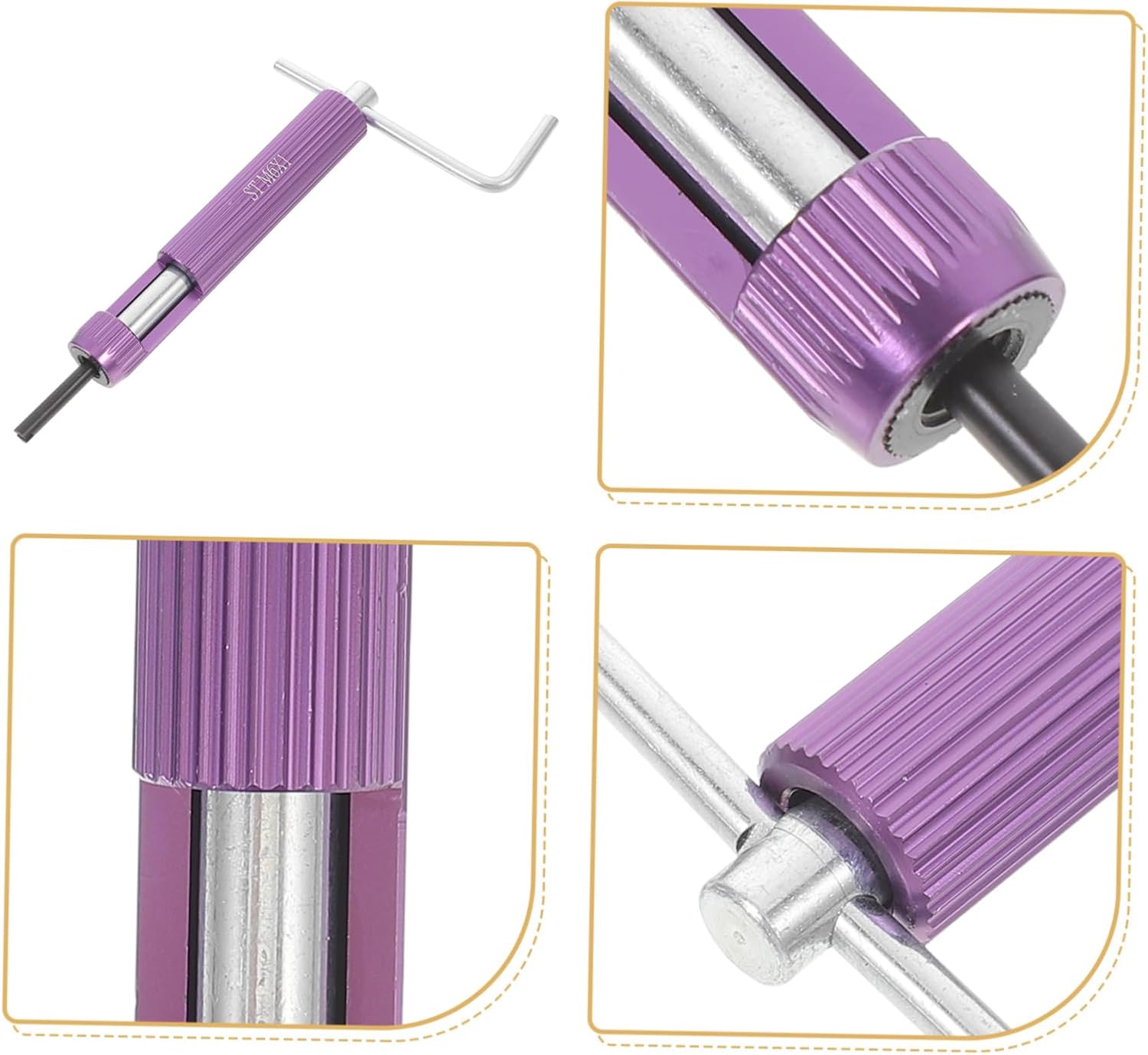 STOBAZA Thread Repair Tool Helicoil Kit Car Repair Insert Tool Quick Install High-Strength Material Easy to Use