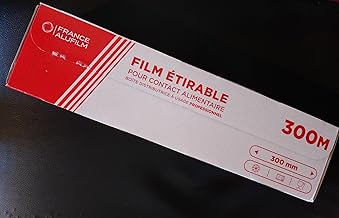 Cling Film Pro with ZIP Cut 45 cm x 300 m for Food Packaging / Cold Protection / Microwave / Freezer