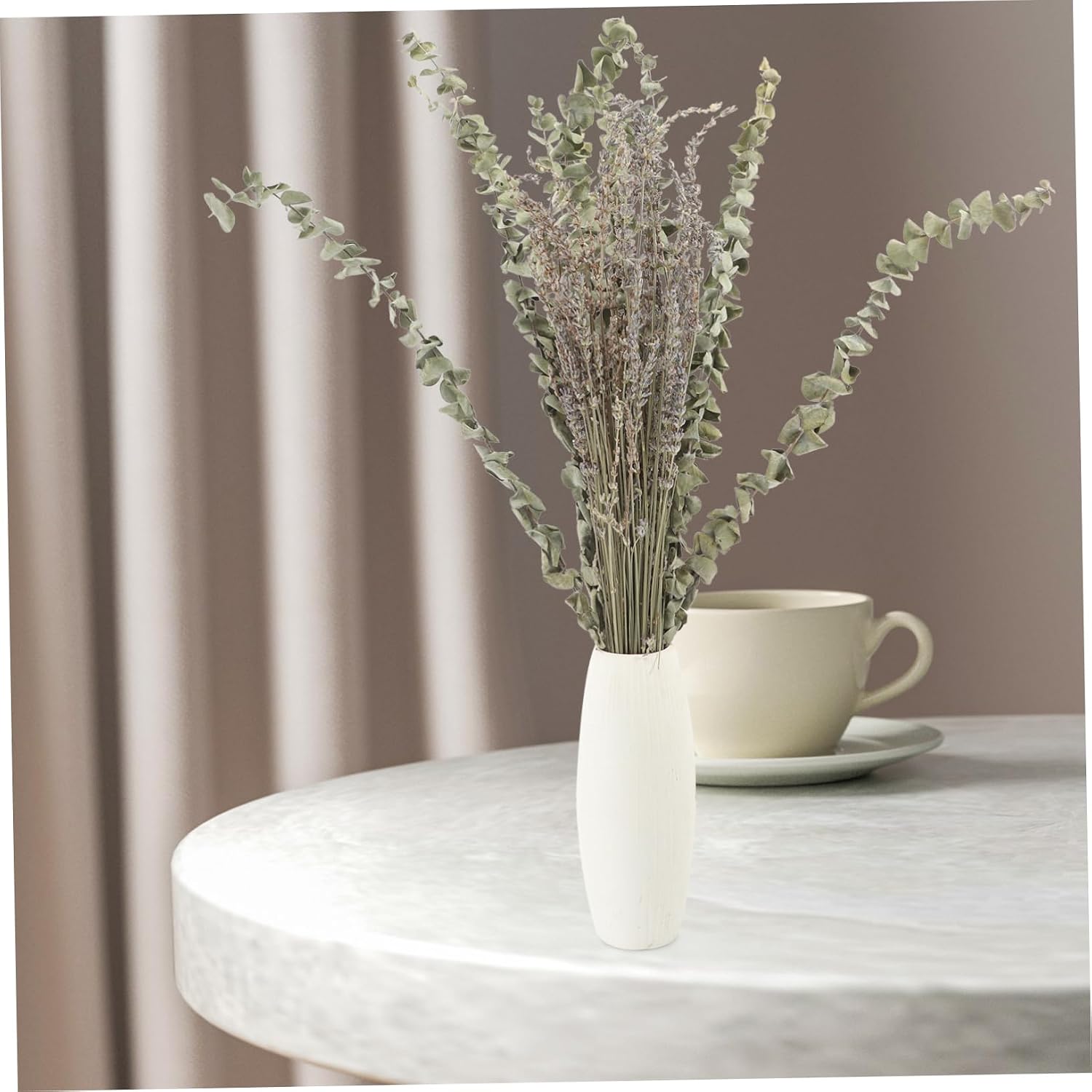 1set Dried Lavender and Eucalyptus Leaf Bundle Preserved Floral Decor for Weddings Home and Seasonal Celebrations Eucalyptus Stems Lavender