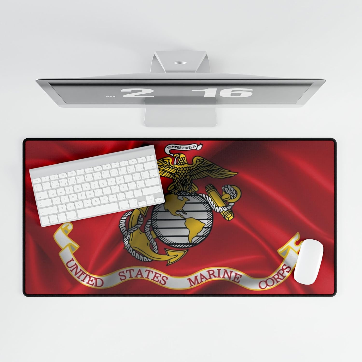 Officially Licensed US Marine Corps FlagDesign Desk Pad, XXL