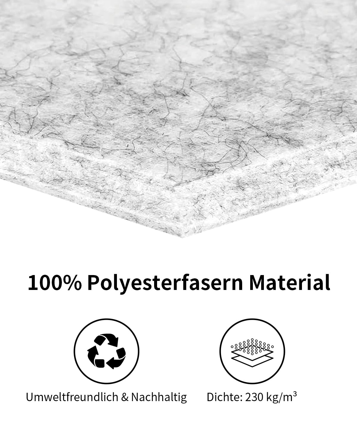 36 Stück Akustikplatten Selbstklebend, Akustikpaneele Schallabsorber mit hoher Dichte, Akustische Behandlung und Wanddekoration für Tonstudio, Gaming Deko und Studio, 30x30x0.9cm, Weiß