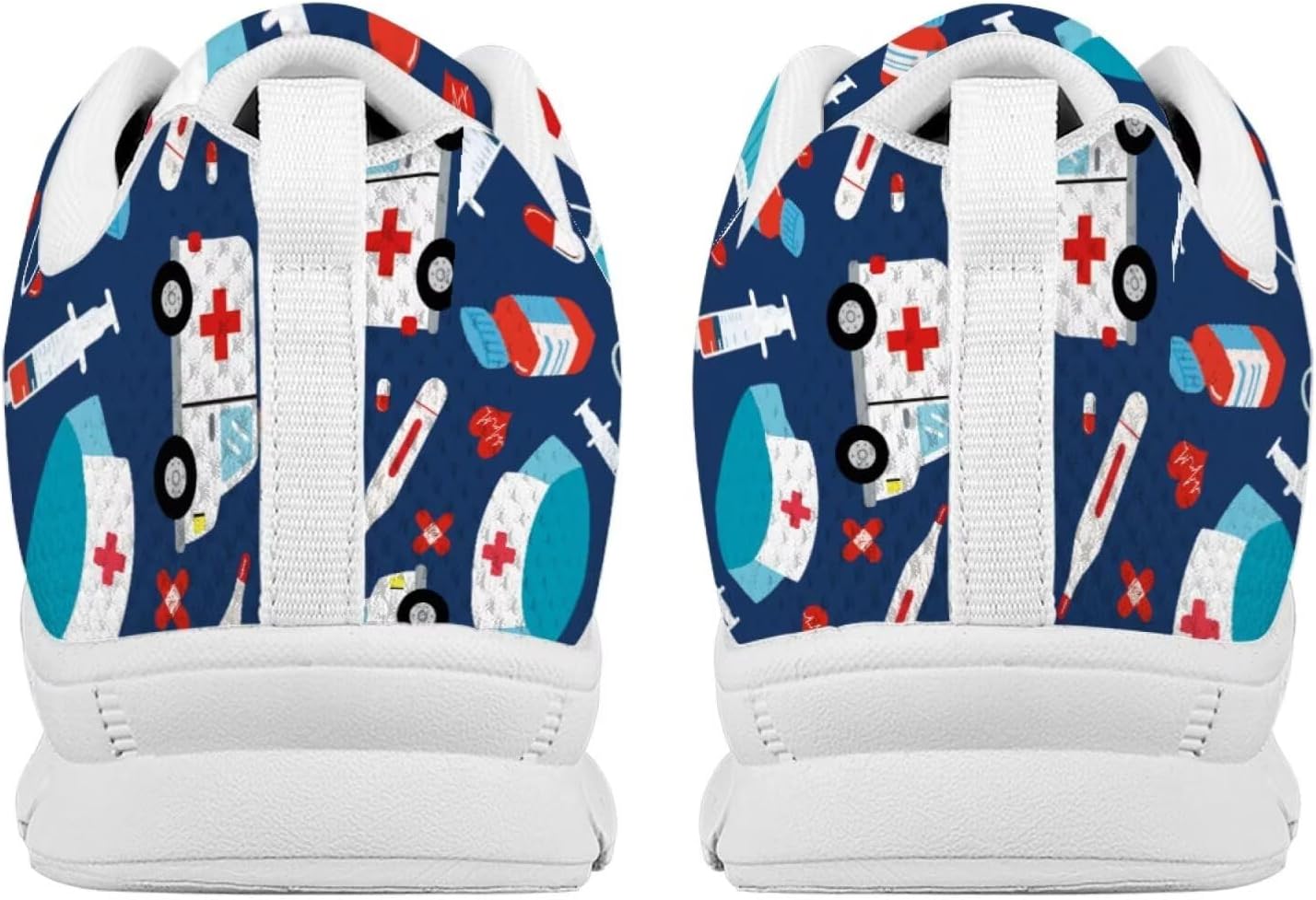 Funnydude Cute Print Women's Breathable Running Shoes Lightweight Sneakers Non-Slip Shoes for Gym Travel