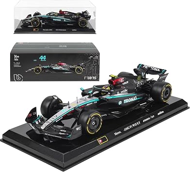 HTLNUZD 2024 New 1/24 F1 W15#44 Hamilton Alloy Racing Car Formula 1 Diecast Adult Model Vehicle Gift