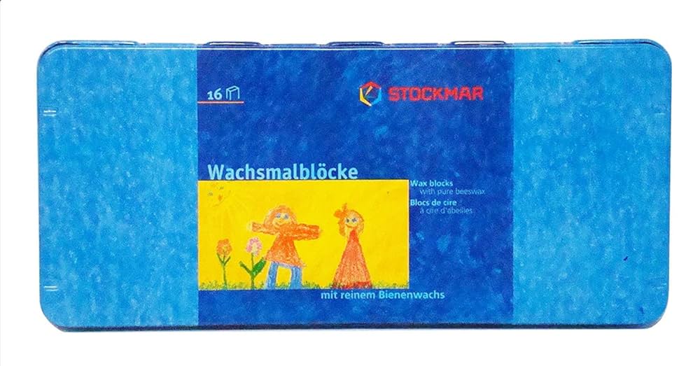 シュットクマー みつろうブロッククレヨン 16色 缶入 ST35002 [日本正規品] d2ldlup Amazon.co.jp: STOCKMAR シュトックマー みつろうブロック