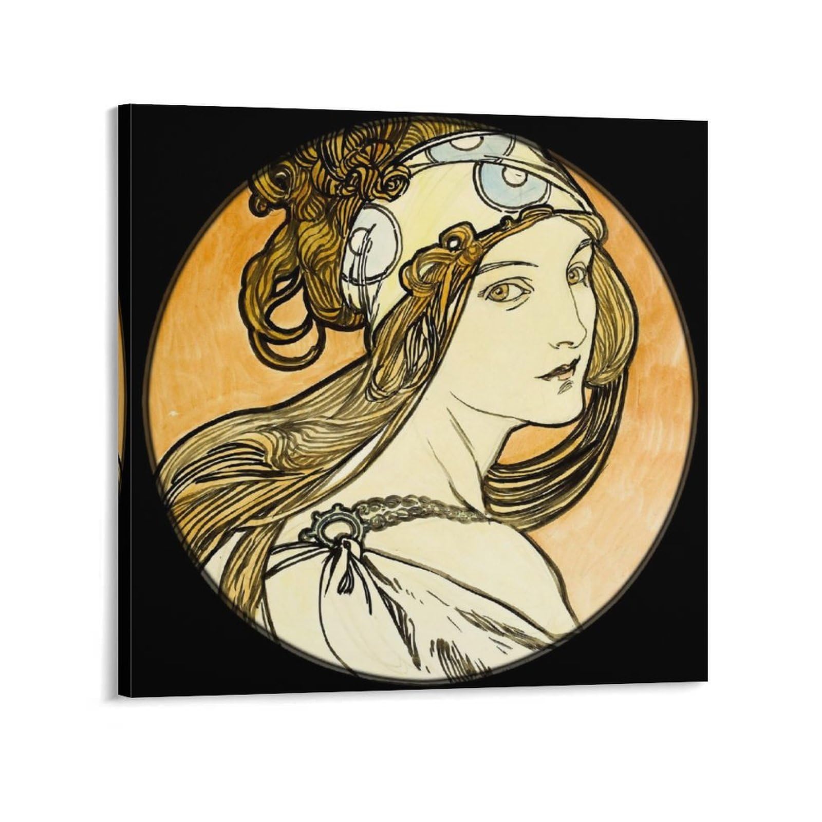 Impression sur toile Alphonse Mucha cadre décoration murale salon - 6
