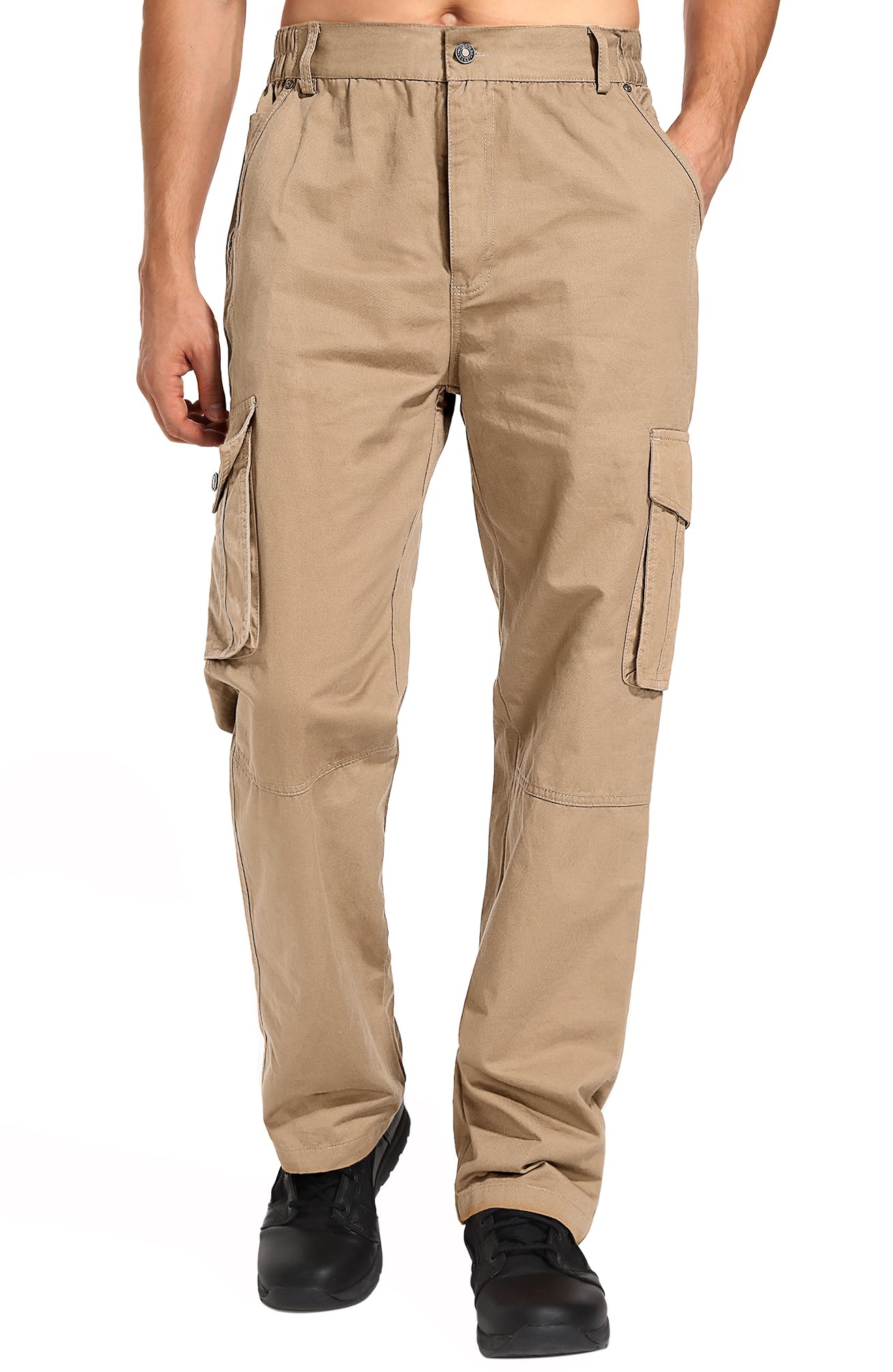 Milin Naco Cargo Pants for Men Ripstop Hiking Pants for Men Cargo Work Pants Tactical Pants Cargo Workout Pants