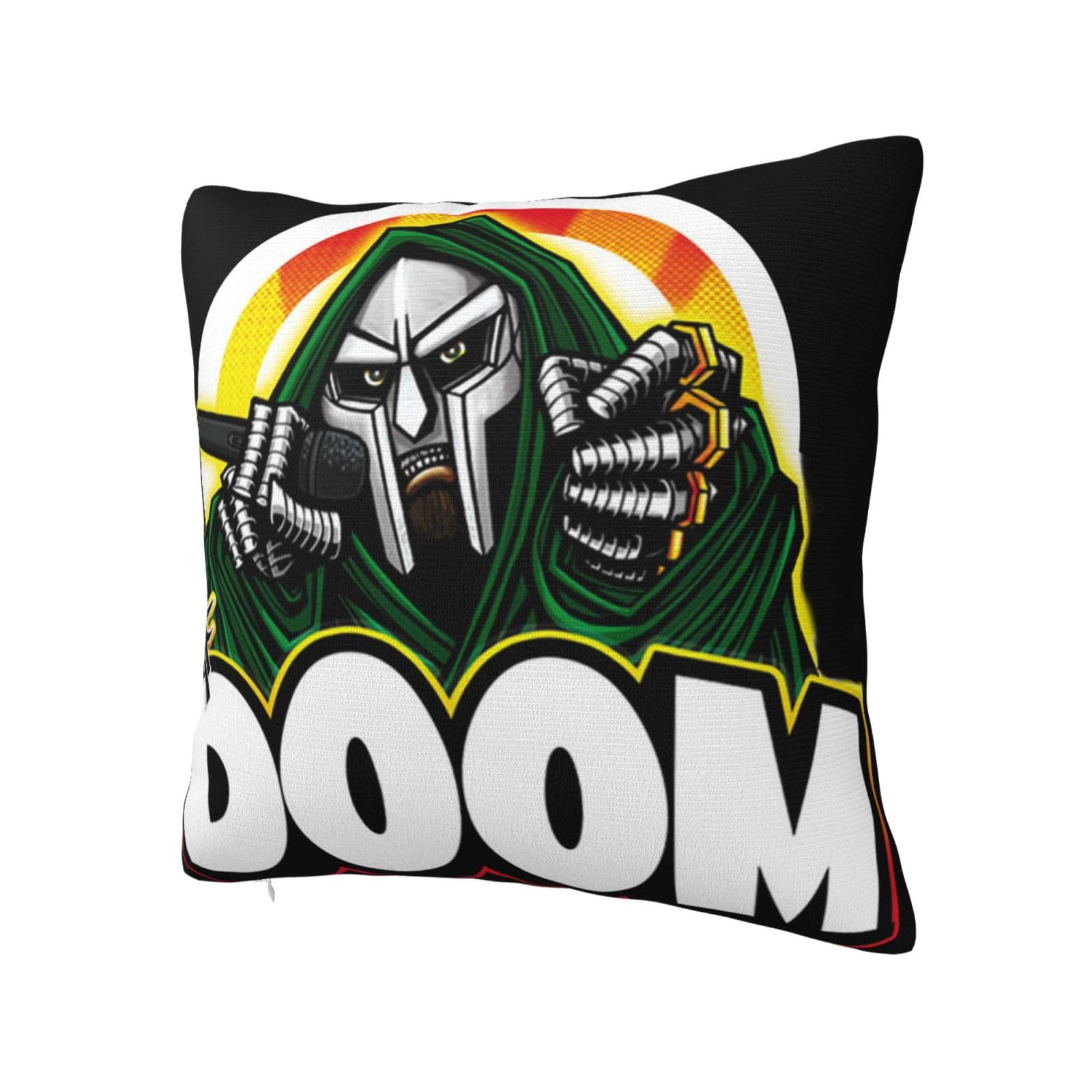 DYETEE MF Rap Doom Square Pillow Polyester car Cushion Comic Decoration Cover Fashion for Children's Rooms 22