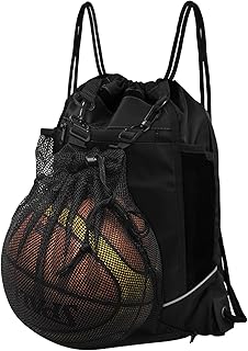 Dokeno Drawstring Football Bag, Basketball Backpack, with Removable Mesh Pocket, Foldable, Football Bag, Sports Bag Childr...