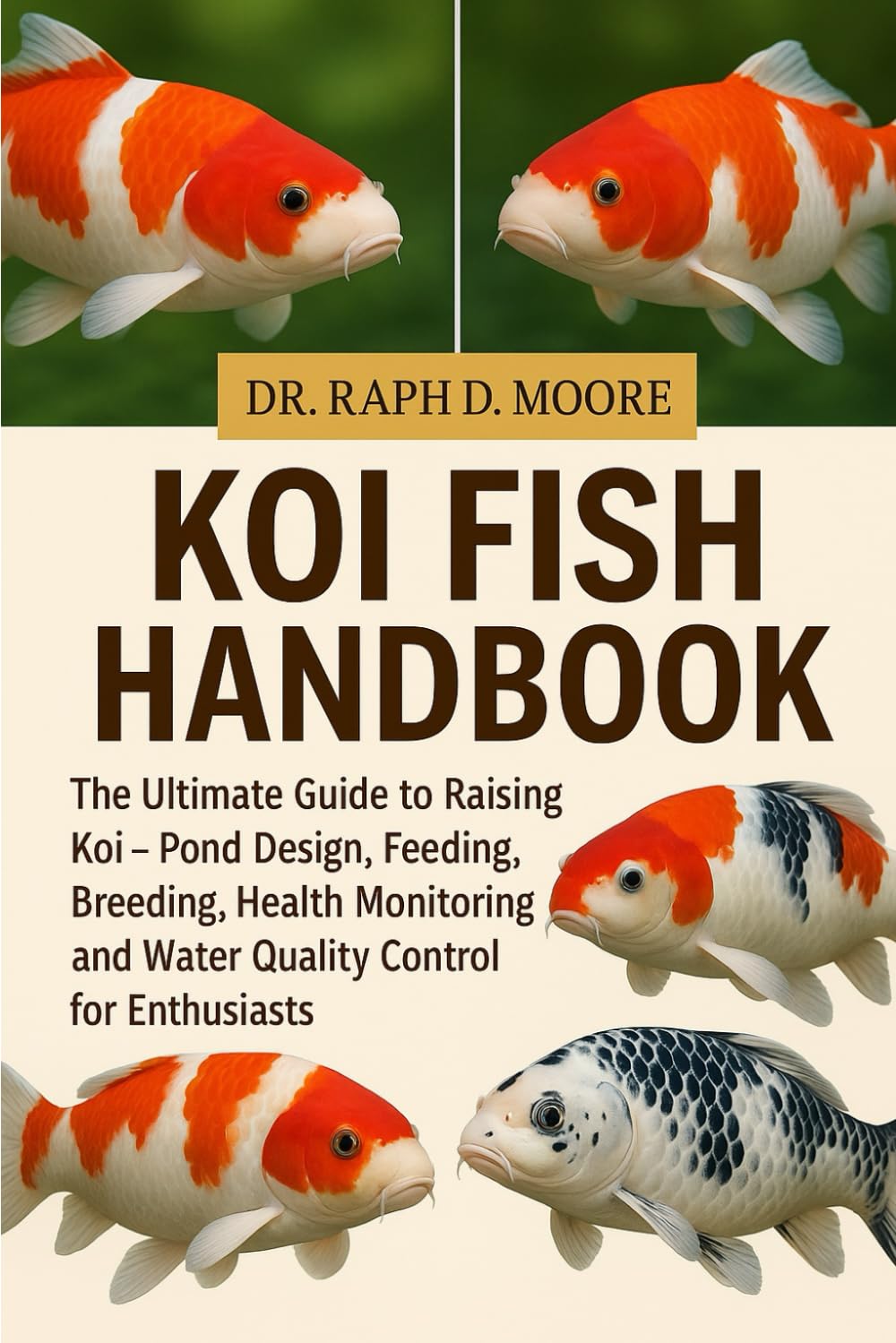 KOI FISH HANDBOOK: The Ultimate Guide to Raising Koi – Pond Design, Feeding, Breeding, Health Monitoring, and Water Quality Control for Enthusiasts