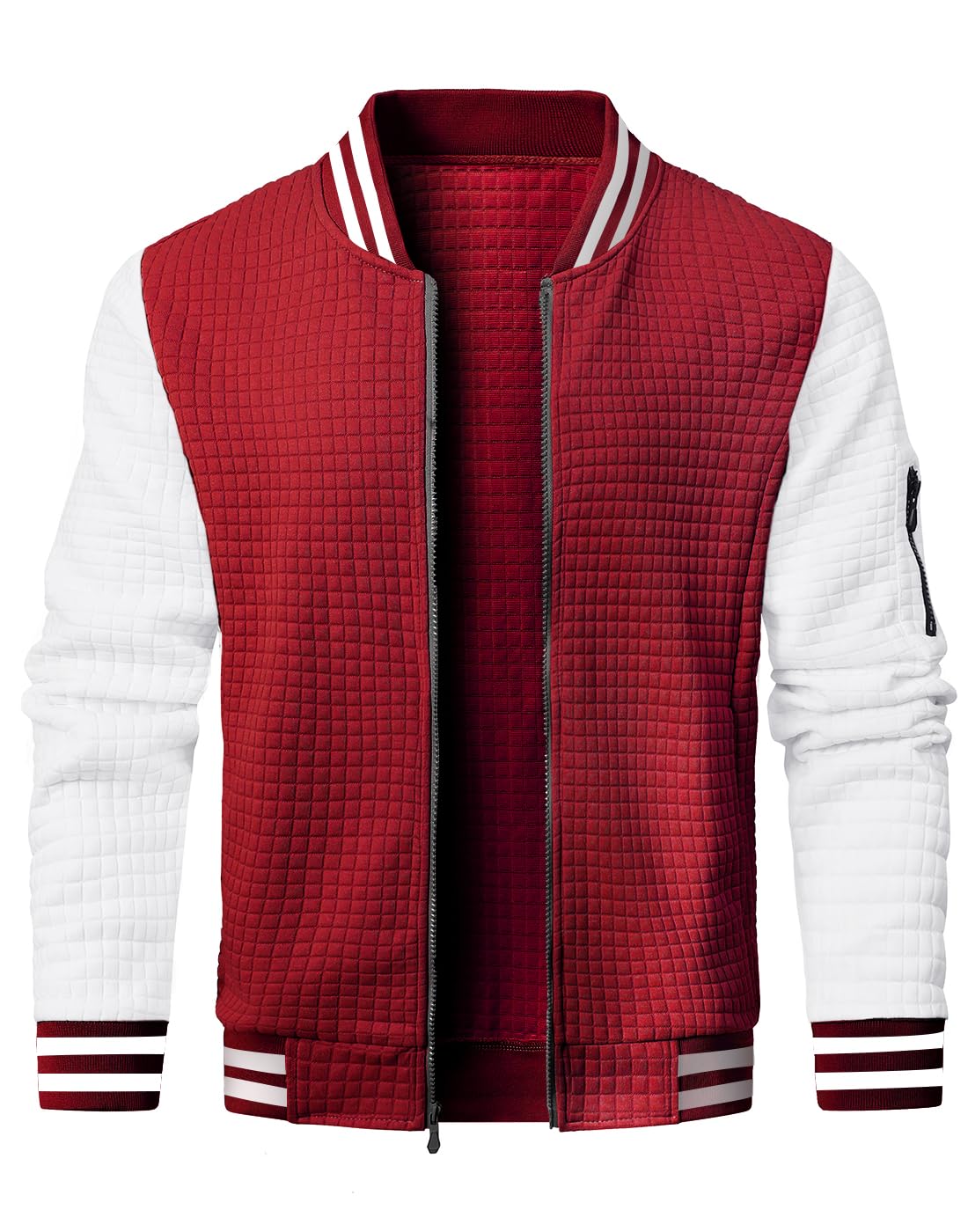 Wizoat Mens Casual Jacket Lightweight Jacket Varsity Coat