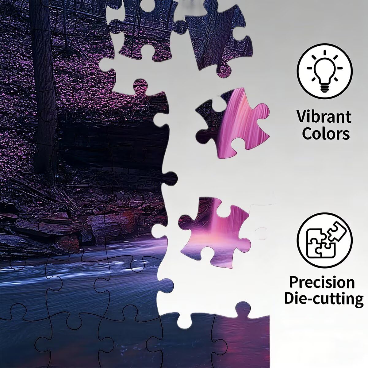 Puzzle 5000 elementów dla dorosłych, puzzle 5000 elementów jesień, natura puzzle dla dorosłych z wykwintnym pudełkiem do pakowania, gry edukacyjne, duże drewniane puzzle, prezent dla kobiet - 1795