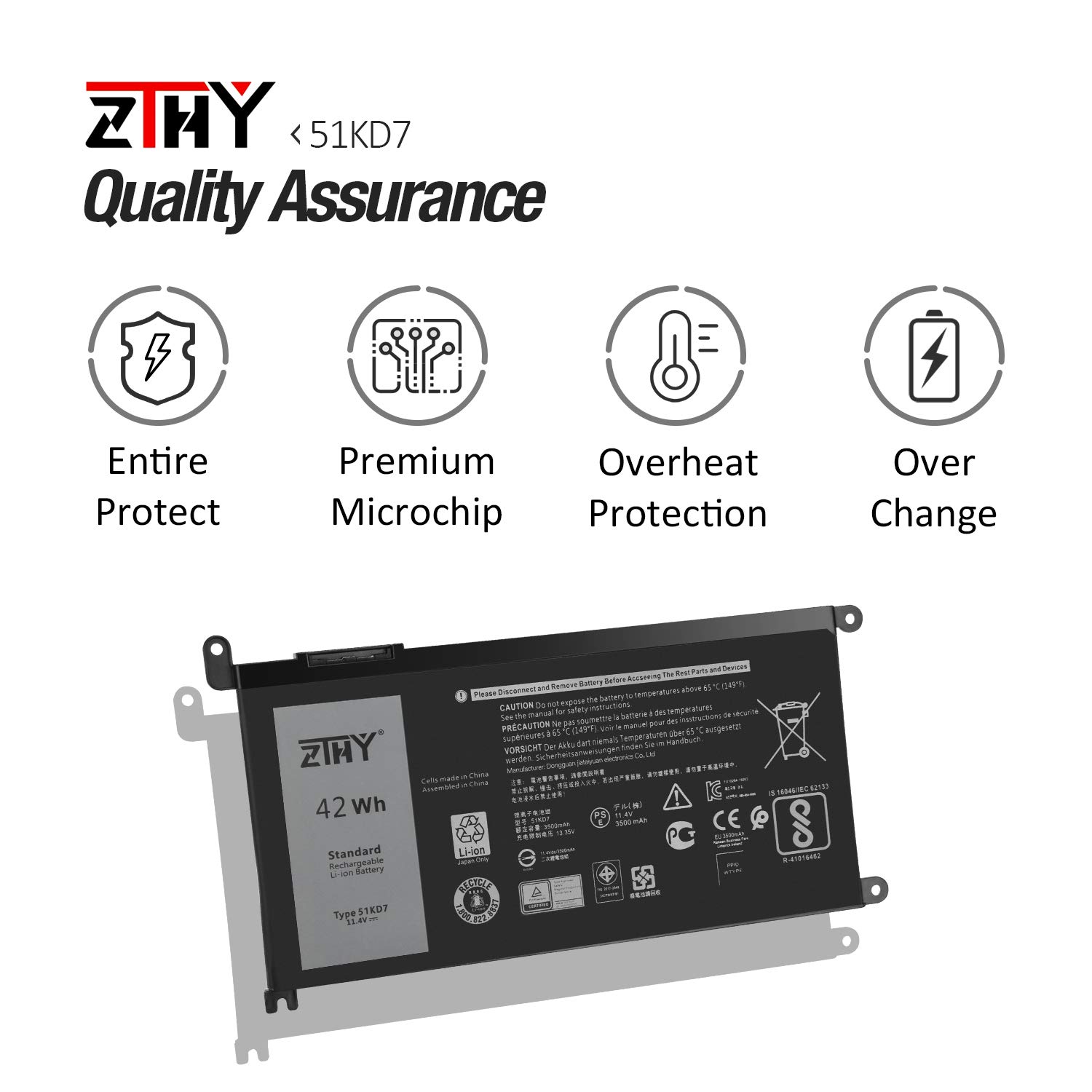 Amazon Com Zthy 51kd7 Laptop Battery Replacement For Dell Chromebook 11 3100 3180 31 5190 3181 2 In 1 Series P28t001 Y07hk Fy8xm 0fy8xm 11 4v 42wh 3 Cell 3500mah Home Audio Theater