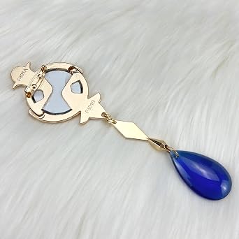 Blue Pendant Decoration Chain Costume Accessory Prop for Furina Fontaine Focalors Cosplay from Genshin Impact
