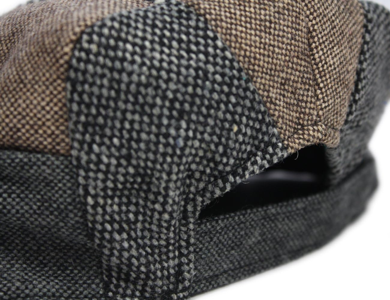 Patrick Francis Children’s Flat Cap Brown/Patchwork Tweed Celtic Emblem