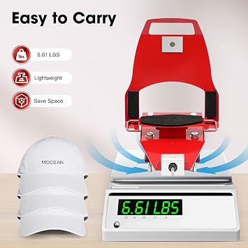 Manual Hat Screen Printing Machine, Hat Clamp Silk Screen Printer with 4 Interchangeable Platens, DIY Screen Printing Press, Lightweight and Removable, for Hat, T Shirt DIY Printing