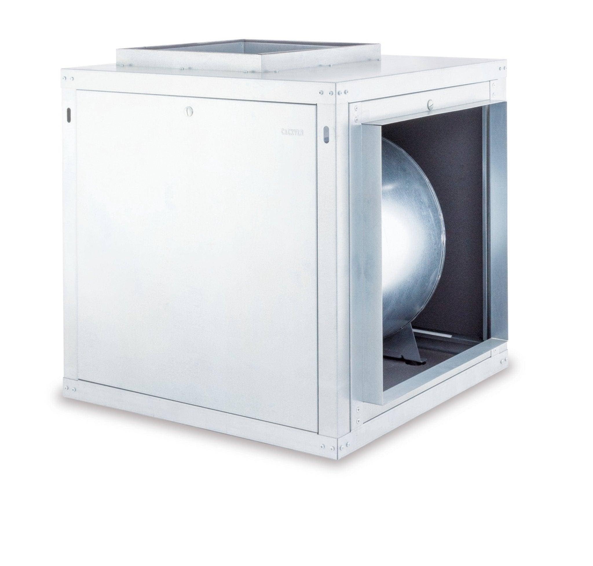 Caja de Ventilación con Turbina Extractora Ventilador Centrifugo de Doble Aspiracion 3 Velocidades - 9/9 / 1/3 CV - 850 rpm - 230V - 3 Velocidades/Horizontal