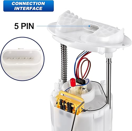 Miniatura 4 de Conjunto de bomba de combustible compatible con Chrysler 300 2005-2015, compatible con Dodge Challenger 2008 2011-2015, Charger 2007-2014, Magnum