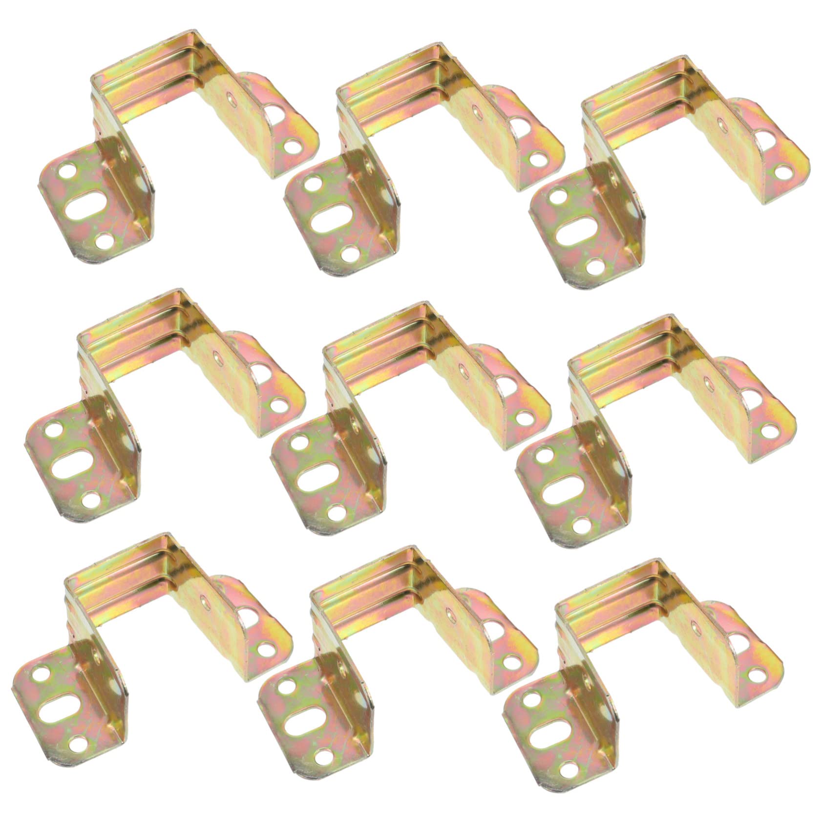 HEMOTON 10pcs Bed Hinge Connector Bed Connector Sofa Bed Hinges Bed Closed Hinge Corner for Bed Hinge for Bed Heavy Duty Bed Frames Bed Rail Fittings Iron Bed Corner Crib