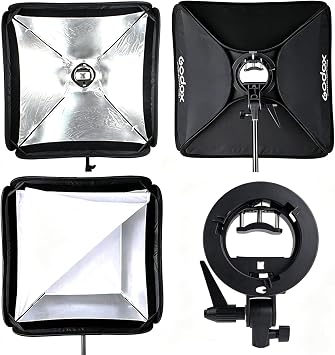 Godox Softbox 24x24/60x60cm with S-Type Speedlite Bracket & Bag