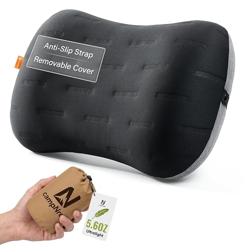 Inflatable Camping Pillow - Ultralight Compact Air Pillow for Travel,