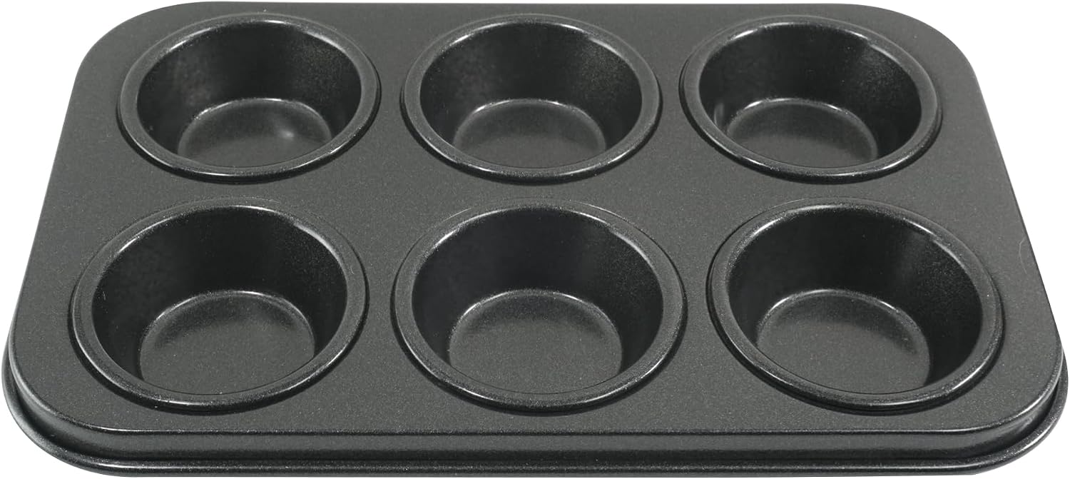 R&M Kiddie Small 6-Cup Muffin Pan 6.125" x 4" – Non-Stick Mini Bakeware Pan for Muffins & Cupcakes image 2