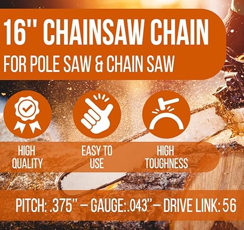 Miniatura 7 de Molten. Repuesto de hoja de motosierra de 10 pulgadas para sierra de poste Milwaukee QUIK-LOK, sierra de poste Ryobi Expand-It, motosierra Ryobi