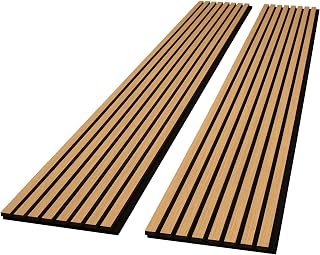 Oak 12.5" Wide x 94.5" Long x 0.82" Thick Acoustic Panel (2-PCS)