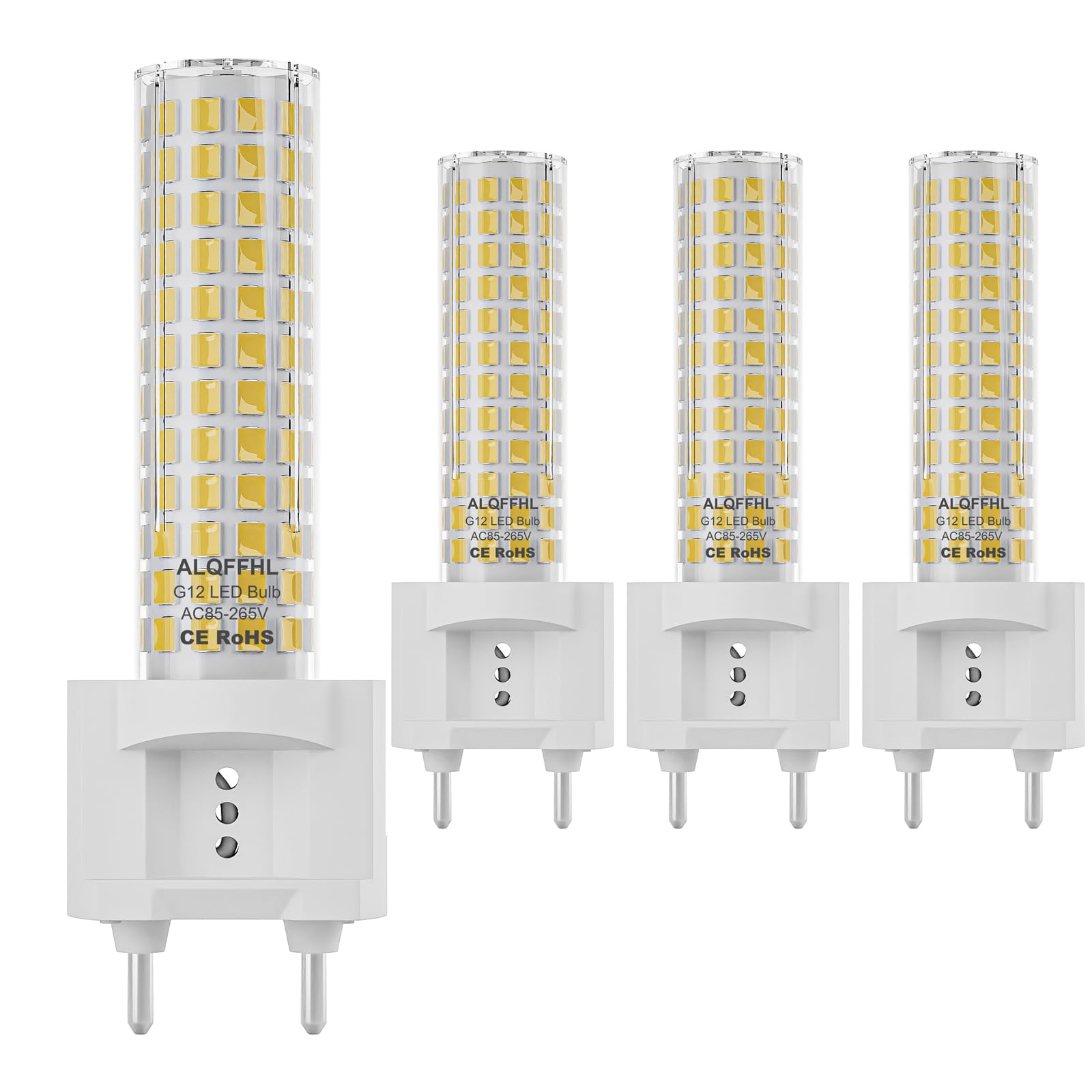 G12 LED Bulb 15W, Bi-Pin Corn Bulb (Equivalent 120W Halogen/Incandescent Bulb), 1500 Lumen