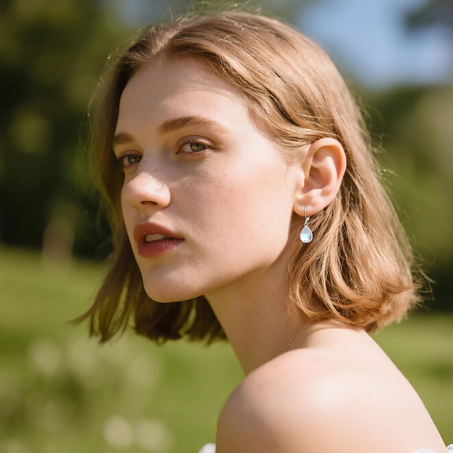 YAFEINI Tree of Life Earrings 925 Sterling Silver Moonstone Dangle Drop Earrings Spiritual Jewelry Gifts for Women - Image 2