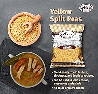 Vista 4 de Aiva Yellow Split Peas Secos (Vatana, Matar) Natural 4 libras secado rápido (4 libras)