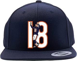 Snapback Navy Chicago Caleb Williams Logo Hat