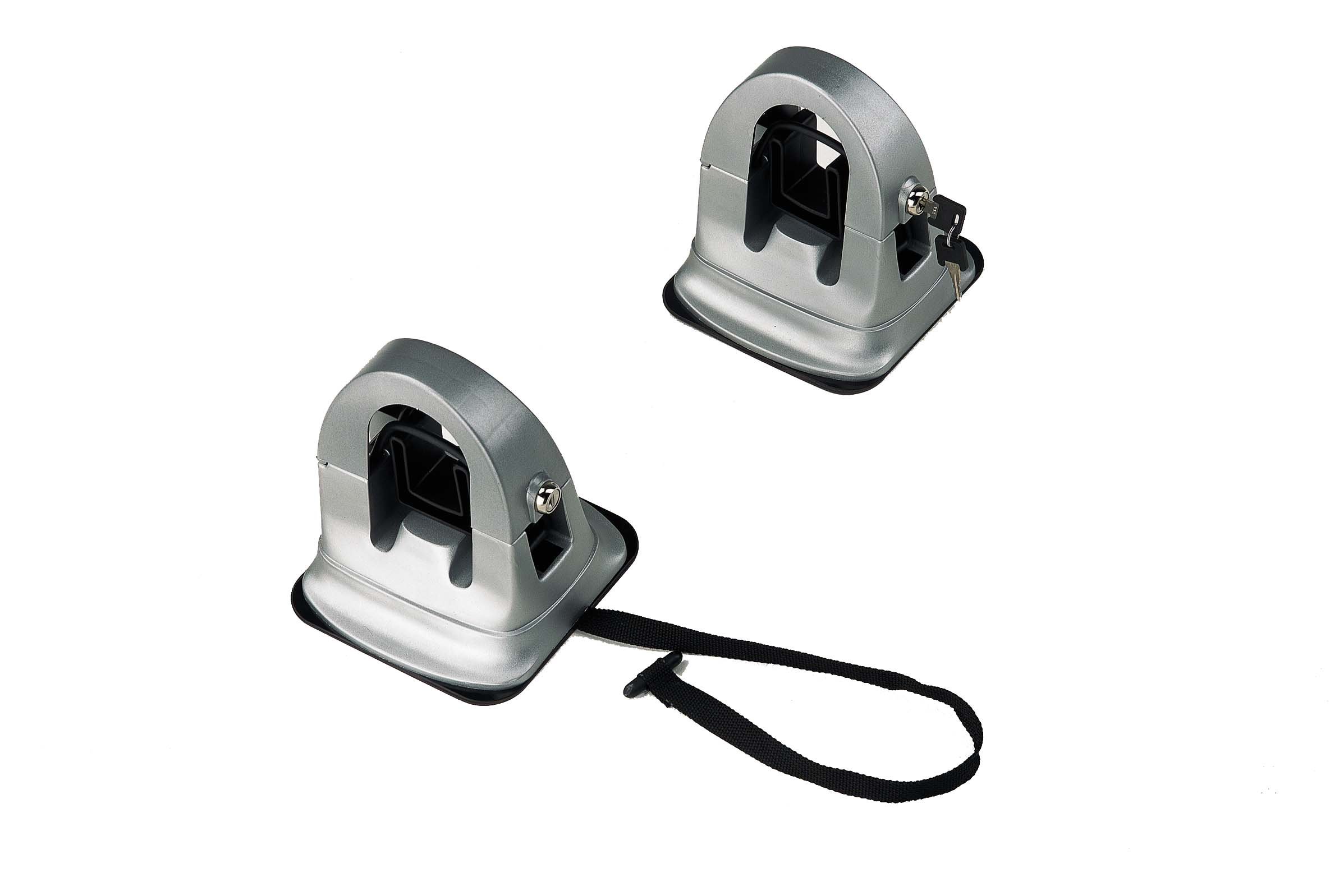 CAM 1372/A Silver Carv Portasci Magnetico, Argento