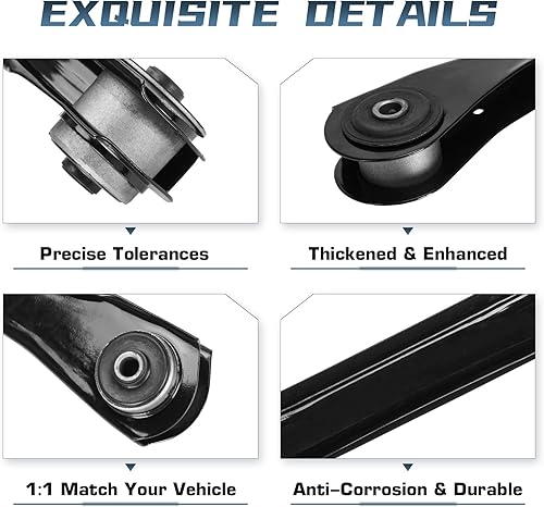 Miniatura 9 de Conjunto de brazo de control superior delantero para Jeep Cherokee Comanche Grand Cherokee Wrangler Kit de suspensión - Juego de 2 piezas