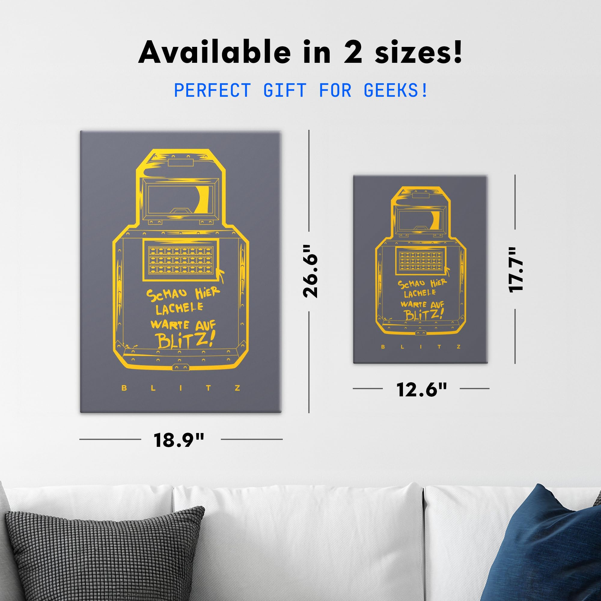 Displate Metal Poster Six Siege Blitz Wandbild 32 x 45 cm | Magnetische Befestigung Wandposter. Wanddeko, Metall Wandkunst, Wanddekoration im Wohnzimmer in Schlafzimmern & Büros.