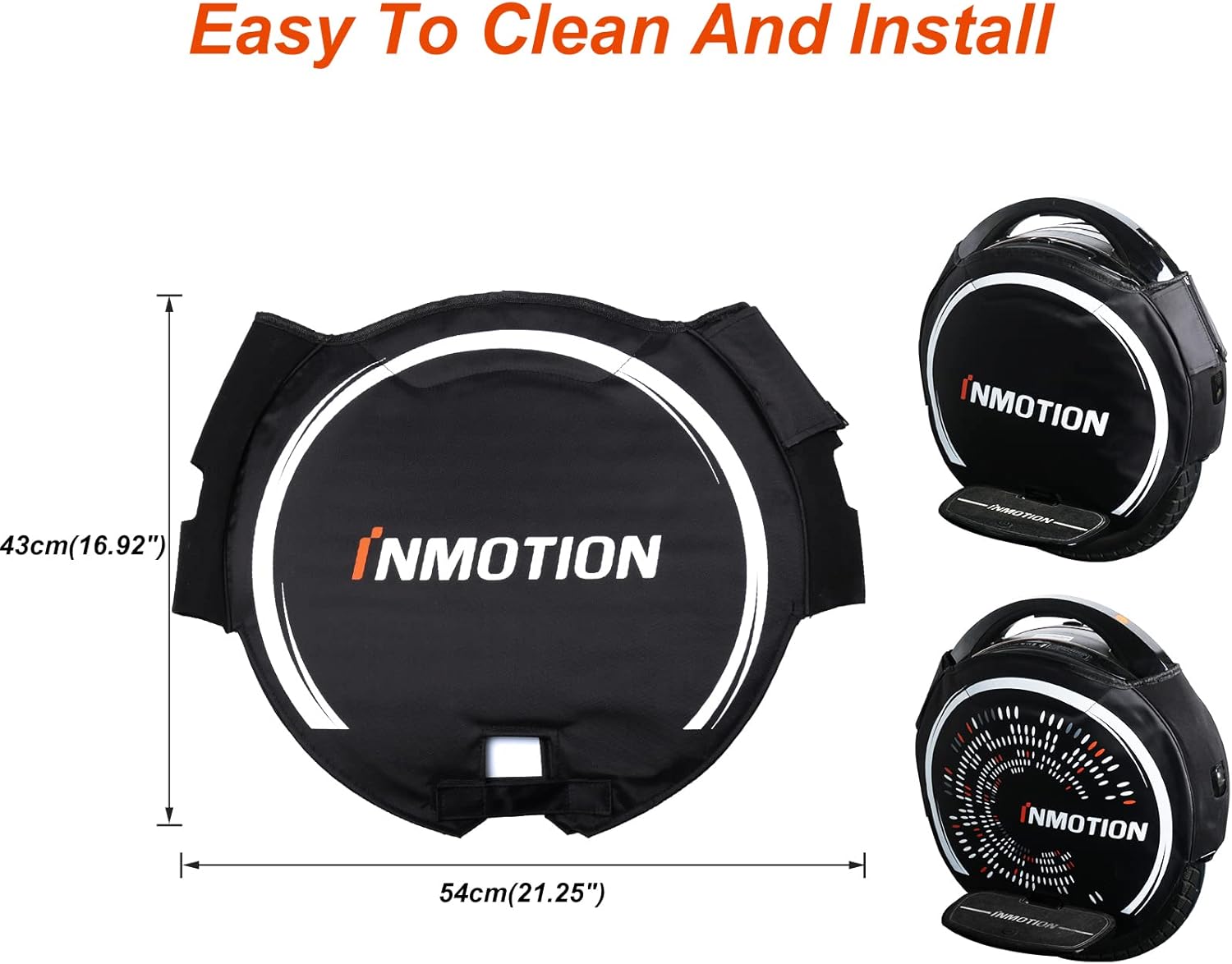 Scooter Cover Protective Case Anti-Fall Anti-Collision Bumper Kit Fits for Inmotion V5/V8/V10 Electric Unicycle