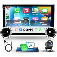 VECHTEL 4G+64G Android 15 Autoradio 2 Din con Carplay Android Auto senza Fili